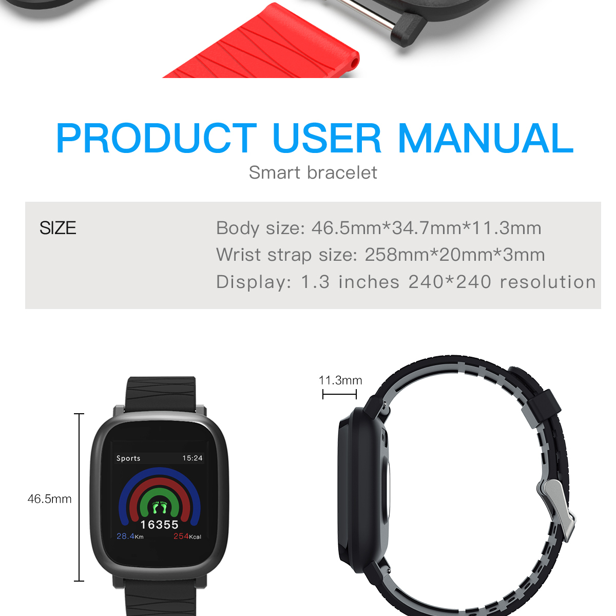 Smartwatch user manual pdf
